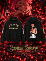 Ryomen Sukuna V.1 Custom Ess. Hoodie