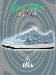 Rick Sanchez V.2 Custom Court-Low-Sneaker