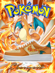 Nr.0006 Charizard Style 2 Custom Sneakers