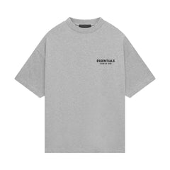 Ess. Jersey Crewneck T-Shirt 'Light Heather Grey'