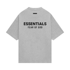 Ess. Jersey Crewneck T-Shirt 'Light Heather Grey'