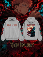 Yuji Itadori V.1 Custom Ess. Hoodie