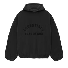 Ess. Nylon Fleece Hoodie 'Black'