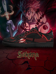 Baskets basses personnalisées Ryomen Sukuna True Form V.1 TS