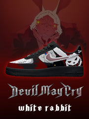 Weiße Kaninchen V.1 benutzerdefinierte Sneakers