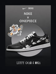 Luffy Gear 5 Nika V.2 Custom Low-Top Court Sneakers