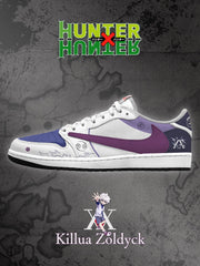 Killua Zoldyck V.1 Custom TS Niedrige Sneakers