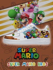 Mario Team V.1 Custom Sneakers