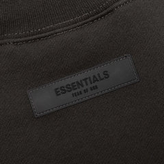 Ess. Raglan Crewneck 'Off Black'--192SU222045F