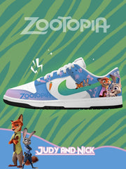 Judy Hopps Nick Wilde V.1 Custom SB-Style Sneakers