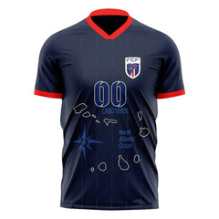 Custom Cape Verde Style 2026 Soccer Jersey