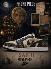 Sanji V.1 Custom Low-Top Court Sneakers