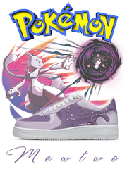 Baskets personnalisées Mewtwo Style 2 n° 0150