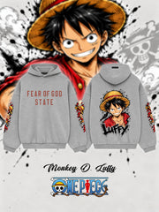 Luffy V.1 Custom Ess. Hoodie