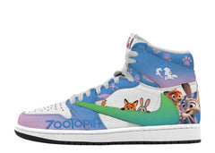 Judy Hopps Nick Wilde V.1 Custom TS High Sneakers