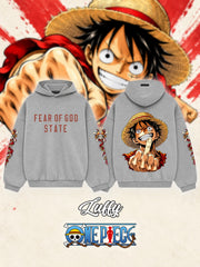 Luffy V.3 Custom Ess. Hoodie