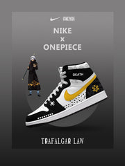 Trafalgar D. Wassergesetz V.3 Custom High-Top Sneakers