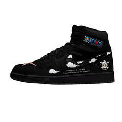 Baskets montantes personnalisées Luffy Gear 5 Nika V.10