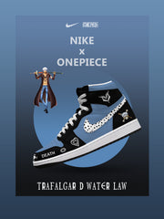 Trafalgar D. Wassergesetz V.1 Custom High-Top Sneakers