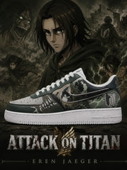 Eren Jaeger V.2 Custom Air-Style Sneakers