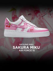 Sakura Miku V.1 Custom Air-Style Sneakers
