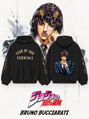 Bruno Bucciarati V.2 Custom Ess. Hoodie