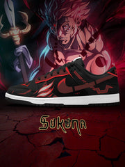 Baskets basses personnalisées Ryomen Sukuna True Form V.1