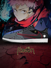 Yuji Itadori V.1 Custom TS Niedrige Turnschuhe