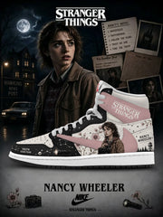 Nancy Wheeler V.1 Custom TS High Sneakers