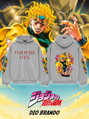 Dio Brando V.2 Custom Ess. Hoodie