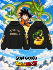 Son Goku V.4 Custom Ess. Hoodie