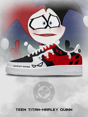 Teen Titan-Harley Quinn V.1 Custom Air-Style Sneakers