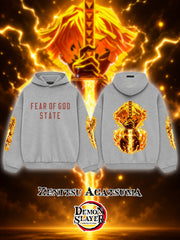 Zenitsu Agatsuma V.3 Custom Ess. Hoodie