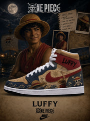 Luffy V.1 Custom High-Top Sneakers