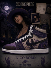 Nico Robin V.1 Custom High-Top Sneakers