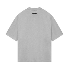 Ess. Heavy Jersey Crewneck T-Shirt 'Light Heather Grey'