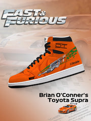 Baskets montantes personnalisées Supra V.1 de Brian O'Conner