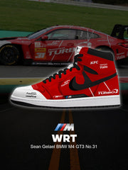 Baskets montantes personnalisées WRT Sean Gelael M4 GT3 No.31 V.1