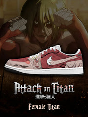 Female Titan V.2 Custom Low-Top Court Sneakers