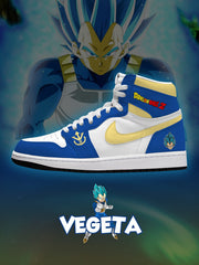 Baskets montantes personnalisées Vegeta V.1