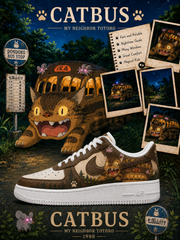 Catbus V.1 Custom Air-Style Sneakers