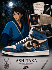 Ashitaka V.1 Custom High-Top Sneakers