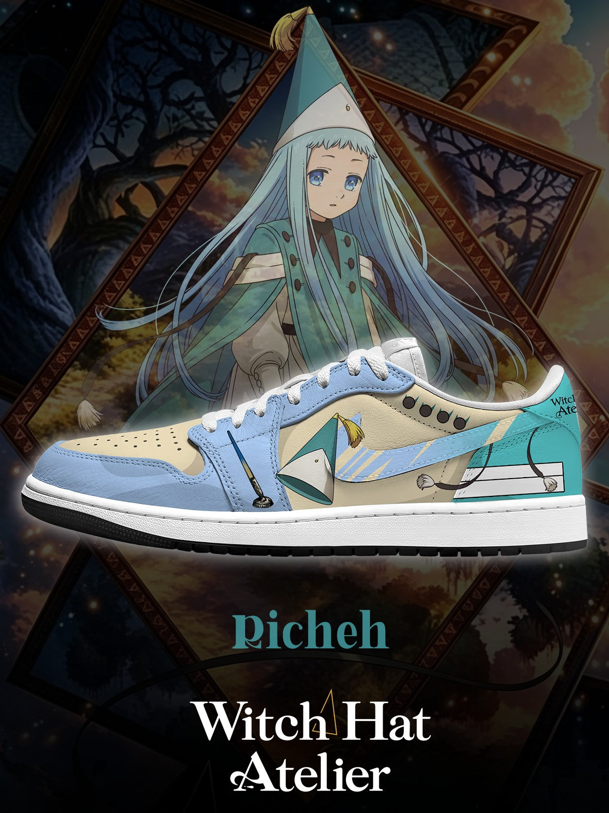 Richeh V.1 Custom Low-Top Court Sneakers