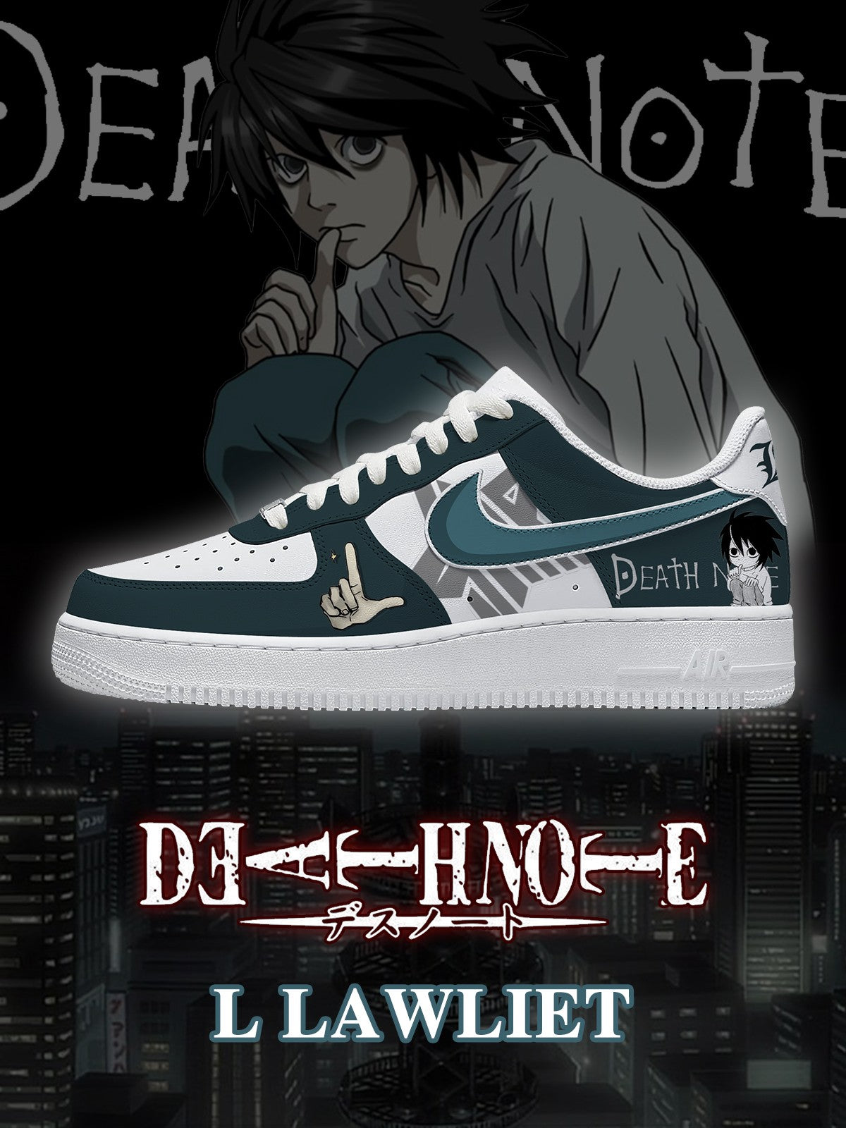 Baskets personnalisées L Lawliet V.1