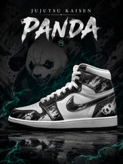 Panda V.1 Custom High-Top Sneakers