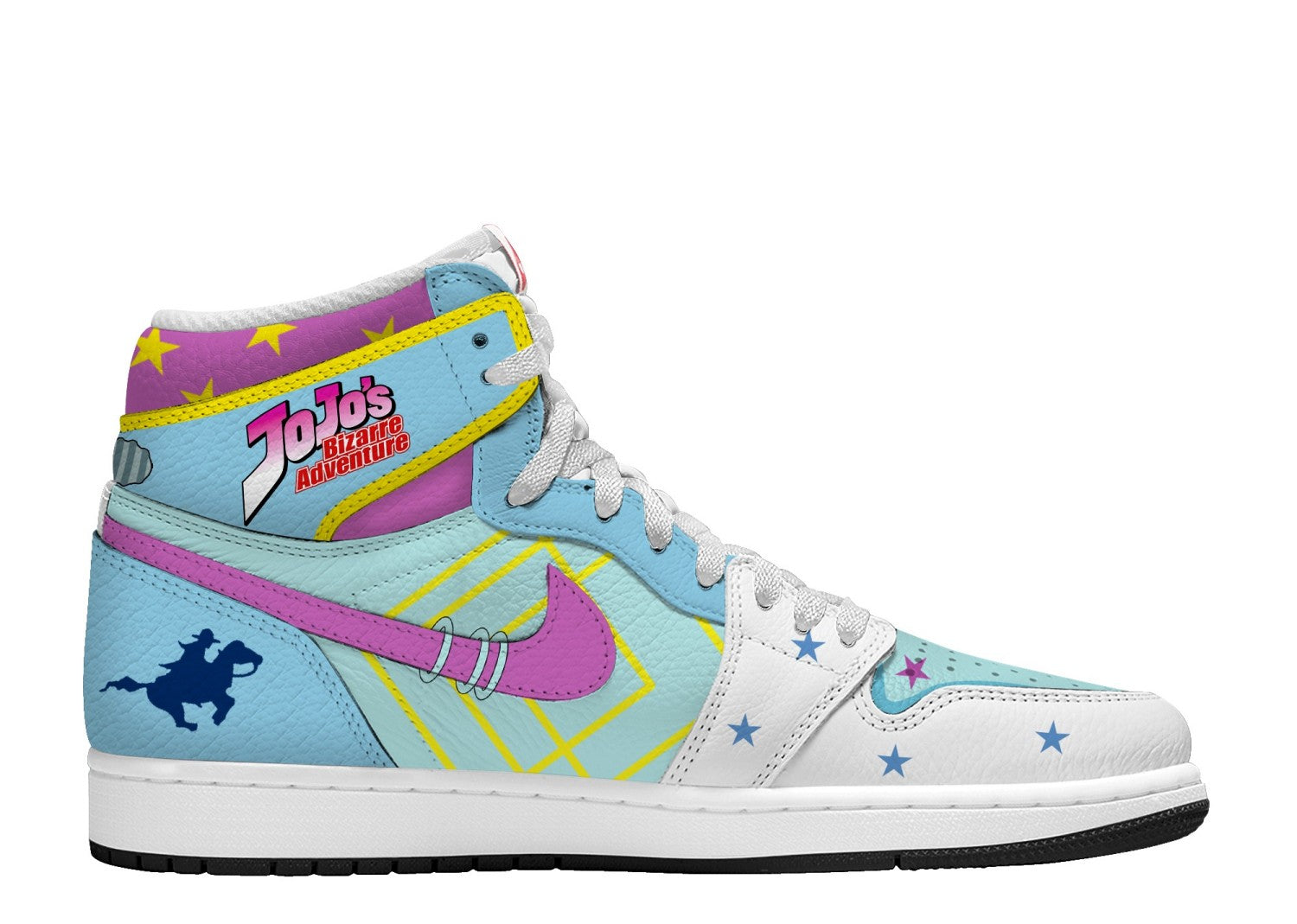 Johnny Joestar V.1 Custom TS Hohe Sneakers