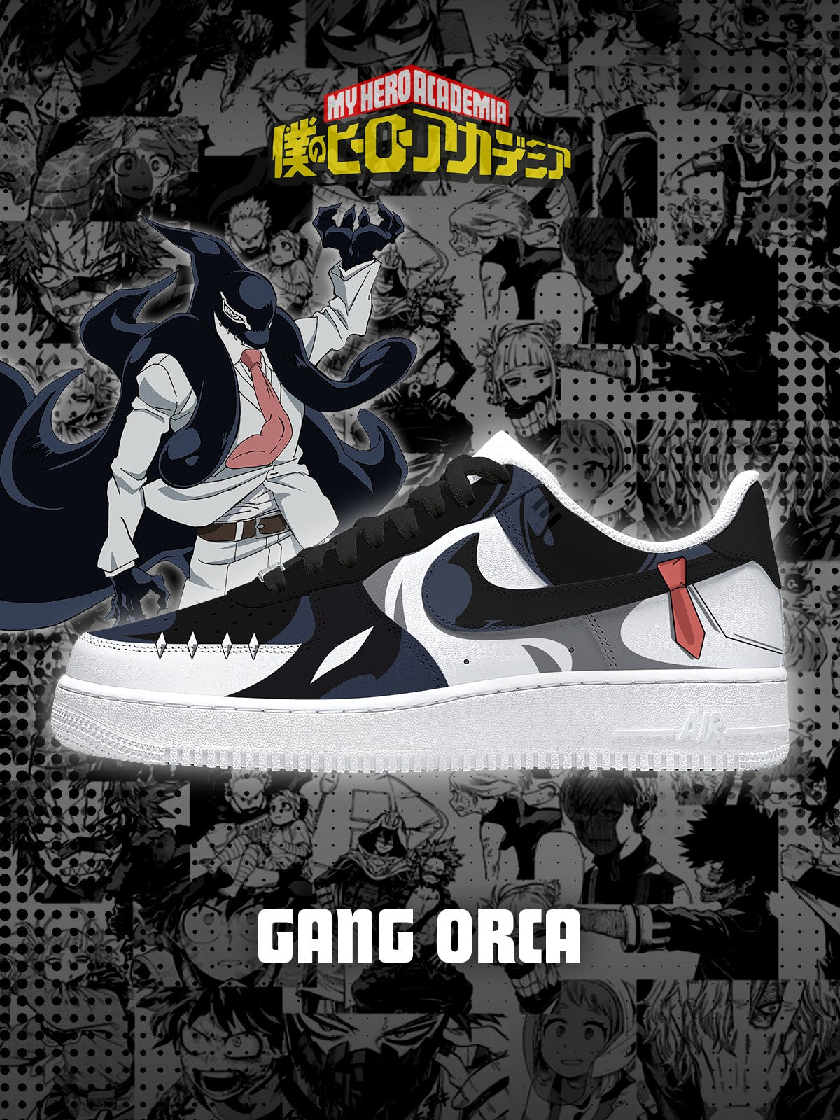 Baskets personnalisées Gang Orca