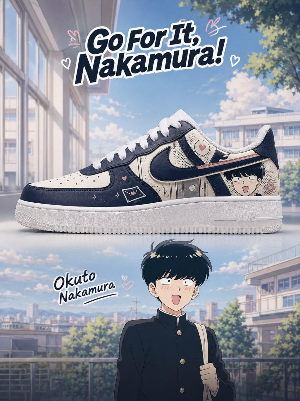 Okuto Nakamura V.2 Custom Air-Style Sneakers