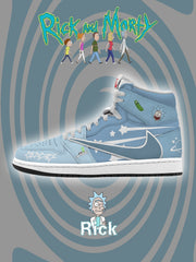 Rick Sanchez V.2 Custom TS Hohe Sneakers
