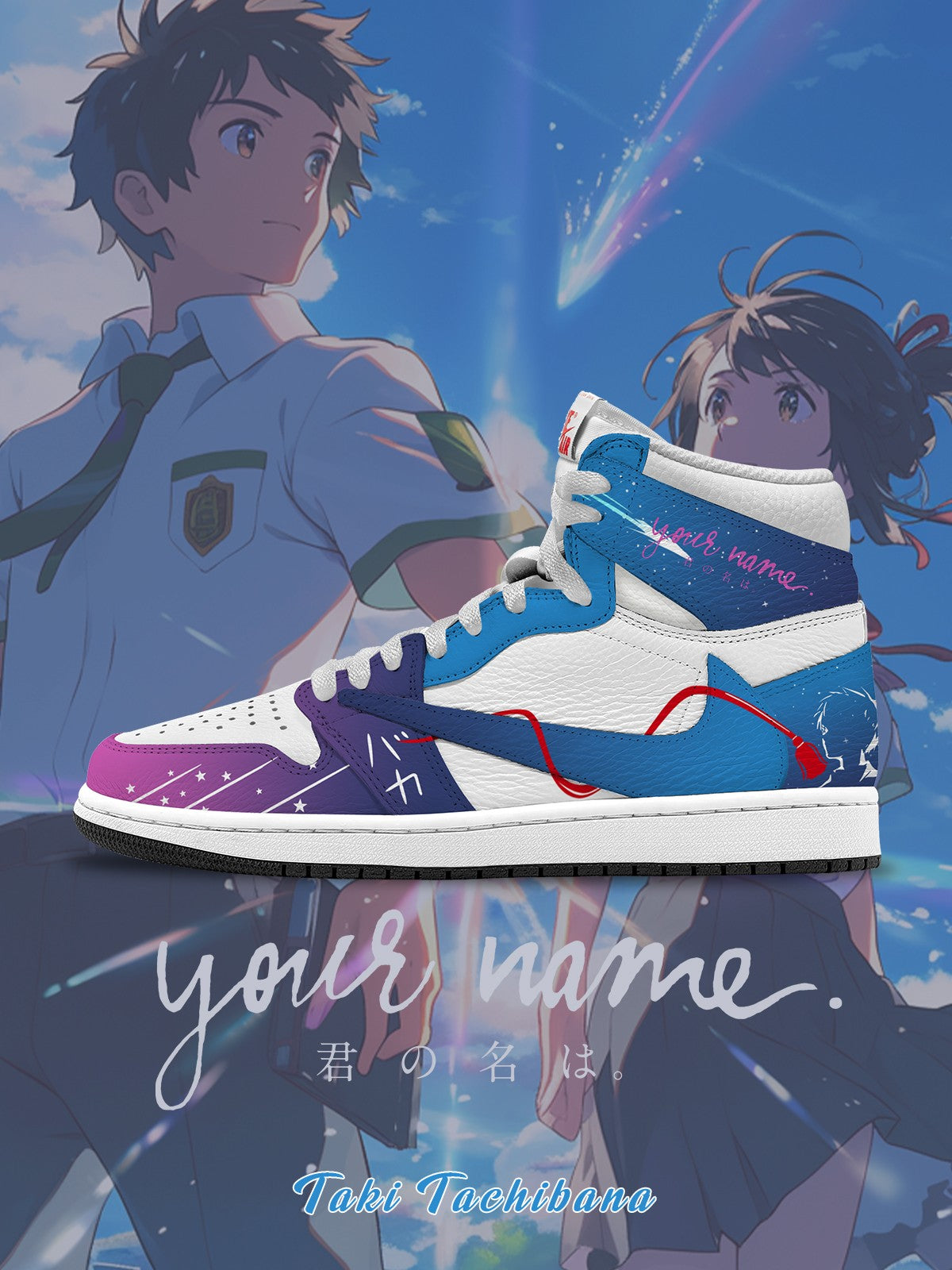Taki Tachibana V.1 Custom TS High Sneakers